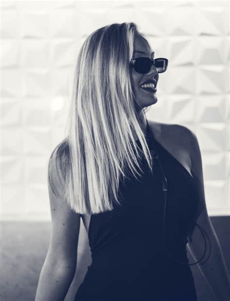 Blonde Model With A Red Bikini And Sunglasses On A Boat Ride Stock Image Image Of Bikini