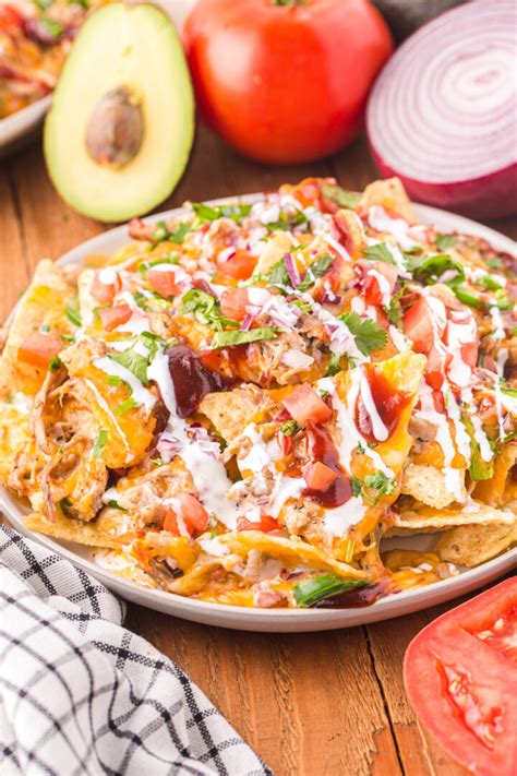 Bbq Pulled Pork Nachos Recipe By Blackberry Babe