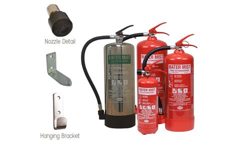 Jewel Litre Water Mist Med Approved Fire Extinguisher