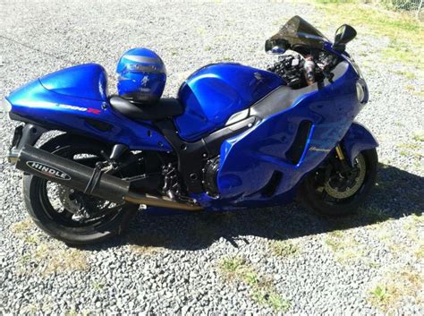 Buy Dark Blue Custom Hayabusa on 2040-motos