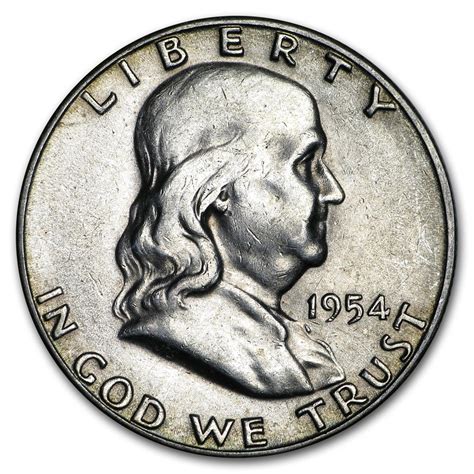 Buy 1954 S Franklin Half Dollar Finexf Apmex