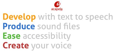 Acapela text to speech - gaseindex