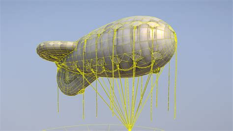 ArtStation - WW2 Barrage Balloon 01 | Game Assets