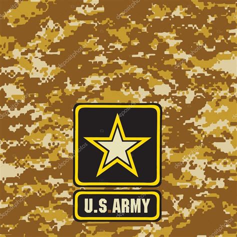 Light Brown Army Camouflage Background Stock Vector By ©vipdesignusa