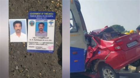 The Car That Flew And Collided With The Bus Doctor Killed On The