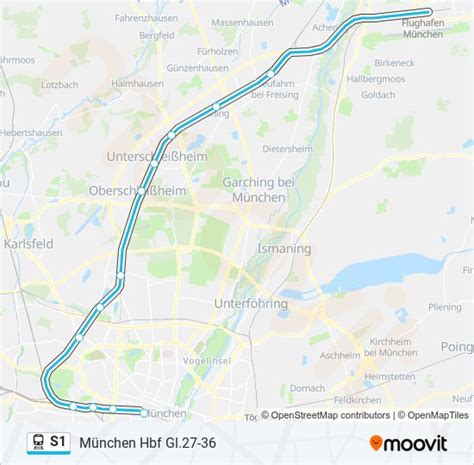 s1 Route Schedules Stops Maps München Hbf Gl 27 36 Updated