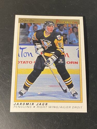 O Pee Chee Premier Jaromir Jagr Rc Ebay