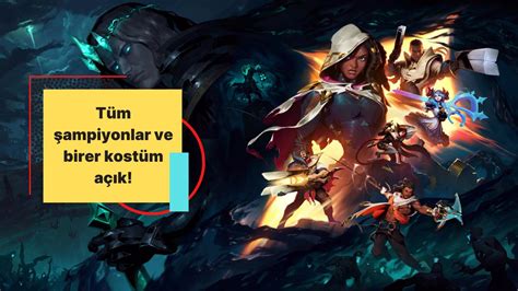 League Of Legends T Rkiye De Y L N Kutluyor T M Ampiyonlar Bir