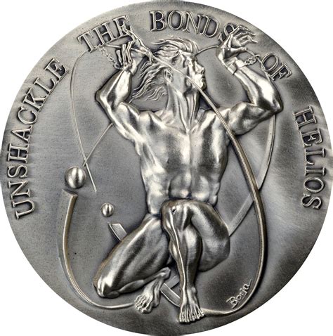 Solar Energy And Helios The Sun God Medal By Donald Borja