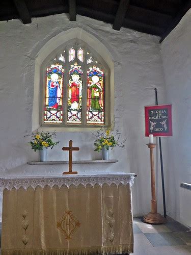 Kniveton Derbyshire Chancel Altar And East Window Church Flickr