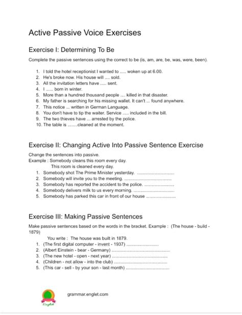 Active Passive Voice 11 Important Things You Must Know Grammar Englet