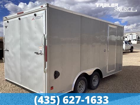 2024 American Hauler Arrow Deluxe 85x16 Tandem Axle Enclosed Cargo Trailer 70 Interior 7k D