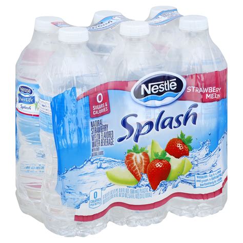 Nestl Pure Life Splash Water Beverages With Natural Fruit Flavors