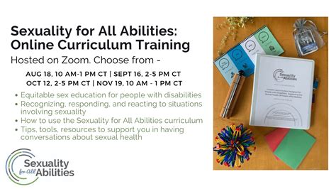 Sexuality For All Abilities Virtual Curriculum Training Mad Hatter