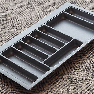 Grey Textured Cutlery Tray For 900mm Drawer Blum Metabox Kitchen