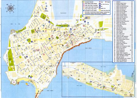 cadiz city tourist map gifex
