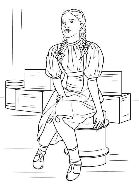 Dorothy Wizard Of Oz Coloring Pages