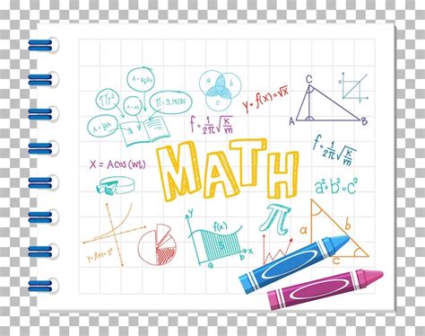 Doodle F Rmula Matem Tica Con Fuente De Matem Ticas En El Cuaderno