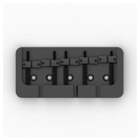 Hipshot B Style Aluminum String Bass Bridge Black Mm