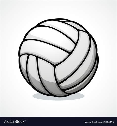 Volleyball Ball Icon Design Royalty Free Vector Image