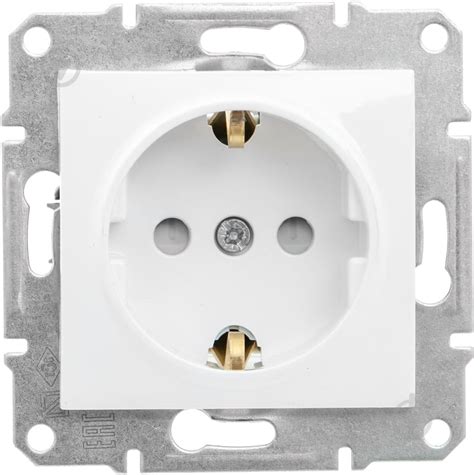 ᐉ Розетка із заземленням Schneider Electric Sedna 16 А 250 В зі ...