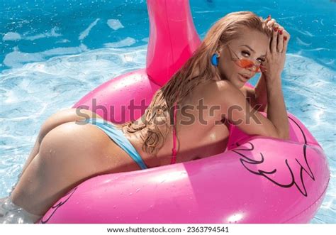 Sexy Blonde Bikini On Swimming Pool Stock Photo 2363794541 Shutterstock