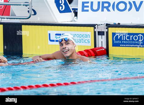 Rome Italy August David Popovici Of Romania During The Men S