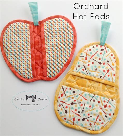 Orchard Hot Pads For Quilt Market Hot Pads Mini Quilts Sewing Gifts