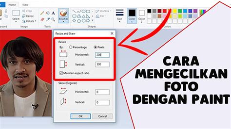 Cara Mengubah Foto Menjadi Kb Dengan Paint Untuk Daftar Cpns Youtube