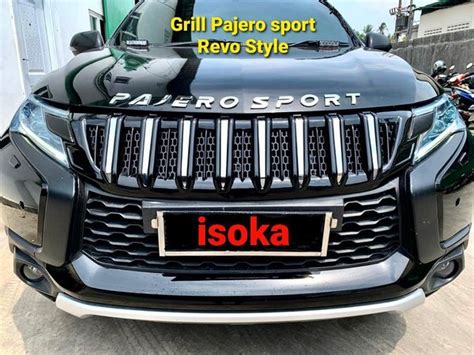 Jual Grill Depan All New Pajero Model Revo Hitam Doff List Stainlis Di