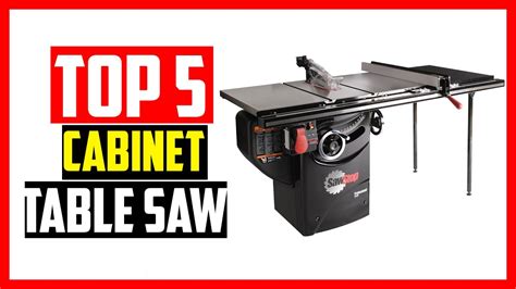 Top 5 Best Cabinet Table Saws Review 2024 YouTube