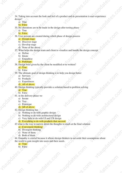 Vtu 1st Year Idt Solved Model Question Paper Set 1 With Answer 2022