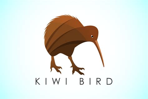 Modern colorful Kiwi bird logo | Deeezy