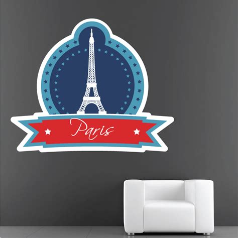 Sticker Mural Logo Paris Zonestickers