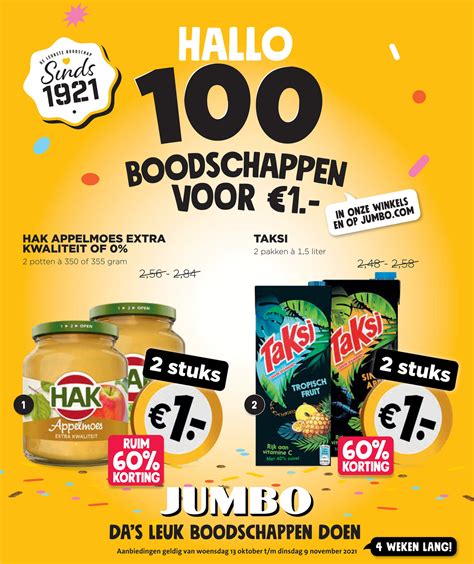 Jumbo Supermarkten Hallo Boodschappen Voor Euro Pagina