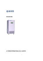 Incubadora con agitación LYZ series U Therm International H K