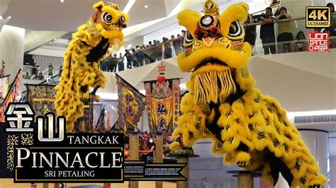 Lion Dance By Tangkak Jin Shan Pinnacle Cup Acrobatic