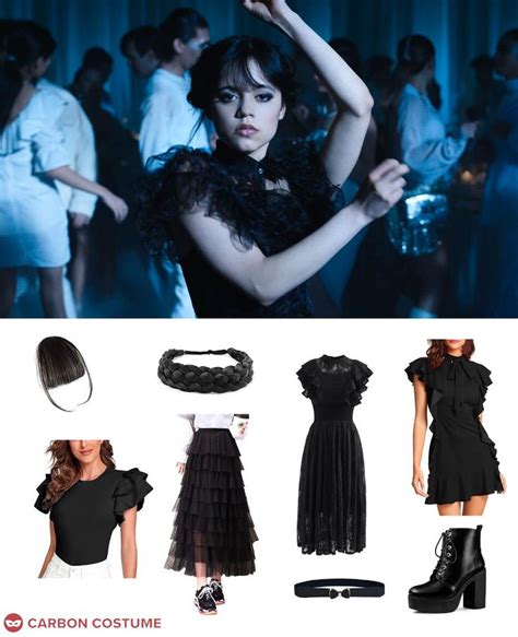 Make Your Own Wednesday Addams Rave N Dance Dress Costume In 2023