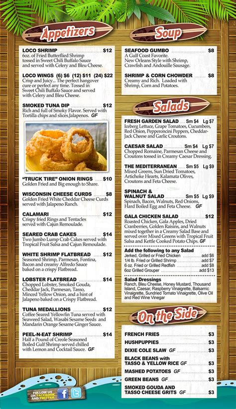 Schooners Dinner Menu Sweet Chili Dinner Menu Entree Recipes Chicken