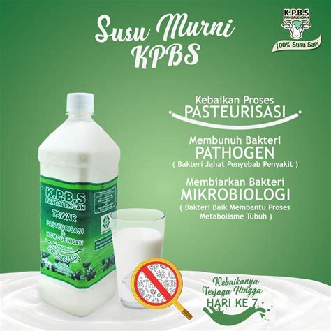 Jual Susu Sapi Murni Kpbs 100 Susu Sapi 1 Liter 1ltr Shopee Indonesia