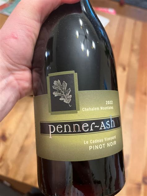 Penner Ash Pinot Noir Le Cadeau Vineyard Usa Oregon Willamette