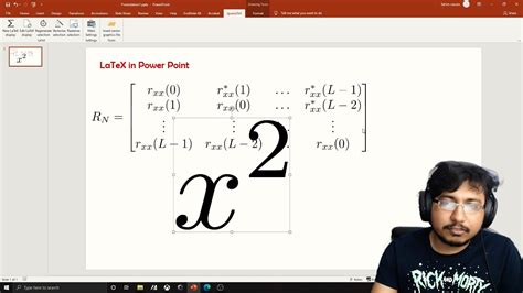 How To Use Latex In Microsoft Powerpoint Write Equations In Vector