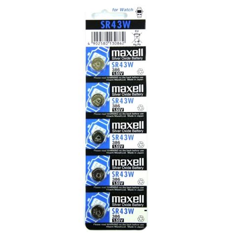 Maxell Sr W Silver Oxide Battery Pack Of Pcs Lazada Ph