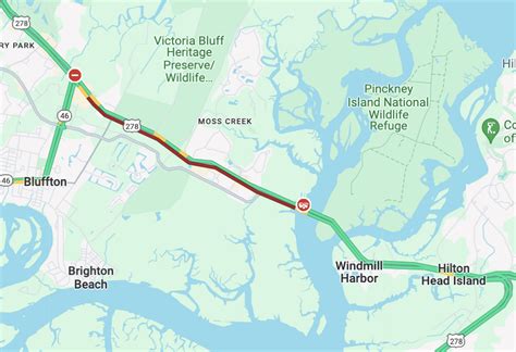 Crash Near Hilton Head Bridges Slowing Traffic On Us 278 From Bluffton