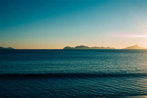 Fotos Gratis Cielo Cuerpo De Agua Horizonte Mar Azul Oceano