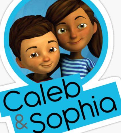 Caleb and Sophia: Stickers | Redbubble