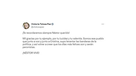 Cristina Kirchner Recordó Con Un Video A Néstor Hoy Cumpliría 73 Años