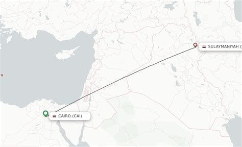 Direct Non Stop Flights From Cairo To Sulaimaniyah Schedules