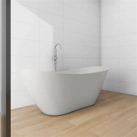 Icegalax Acrylic Bath Tub Freestanding Soaking Bathtub Stand Alone Walk In Hot Tubs For Bathroom