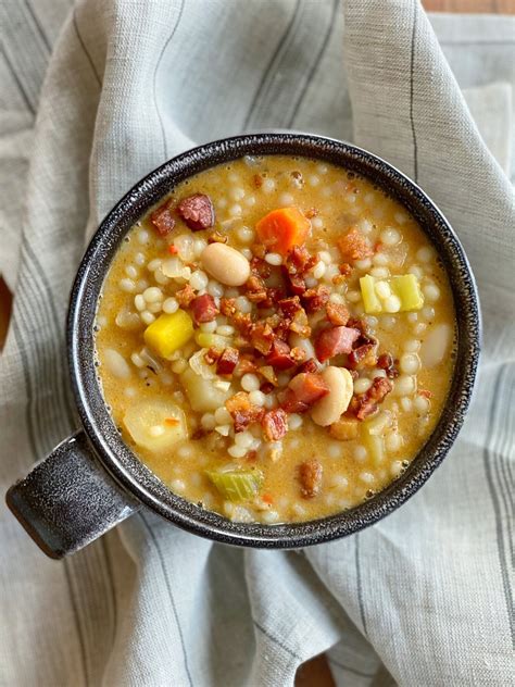 White Bean Soup With Pancetta And Harissa — A Place For Everyone In 2022 White Bean Soup